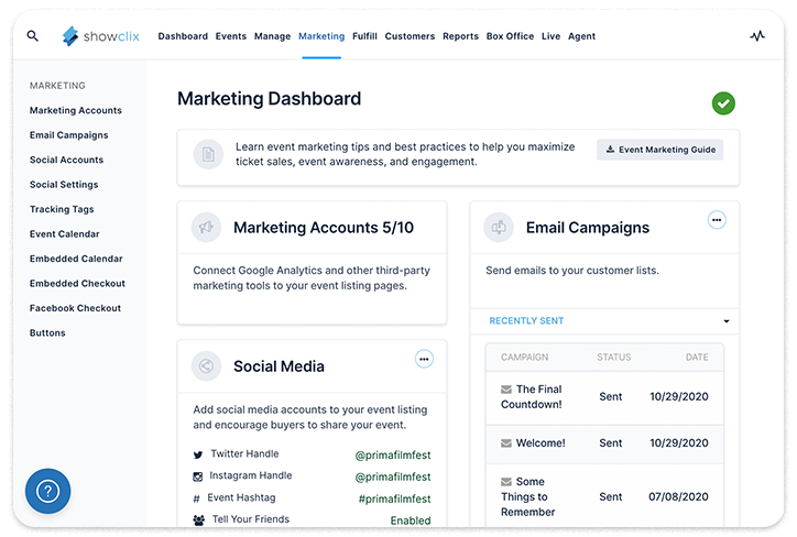 Marketing Dashboard