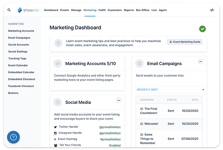 Marketing Dashboard